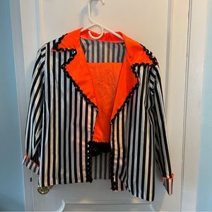 Girls large dance recital costume halloween sequins outfit